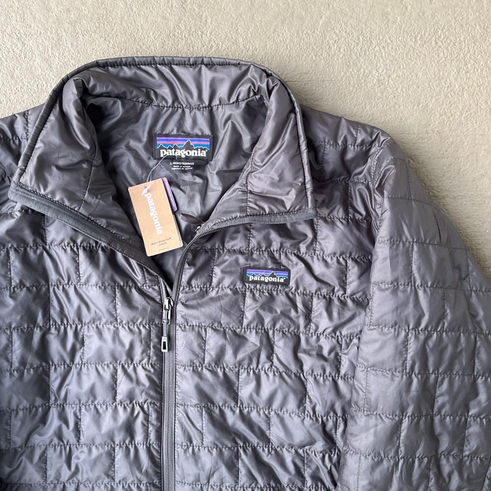 NWT! Patagonia Mens Nano Puff Jacket Forge Grey 84212 Large PrimaLoft Insulated - Picture 4 of 8